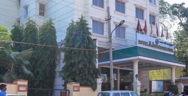 Aj International Hotel Bangalore Exterior foto